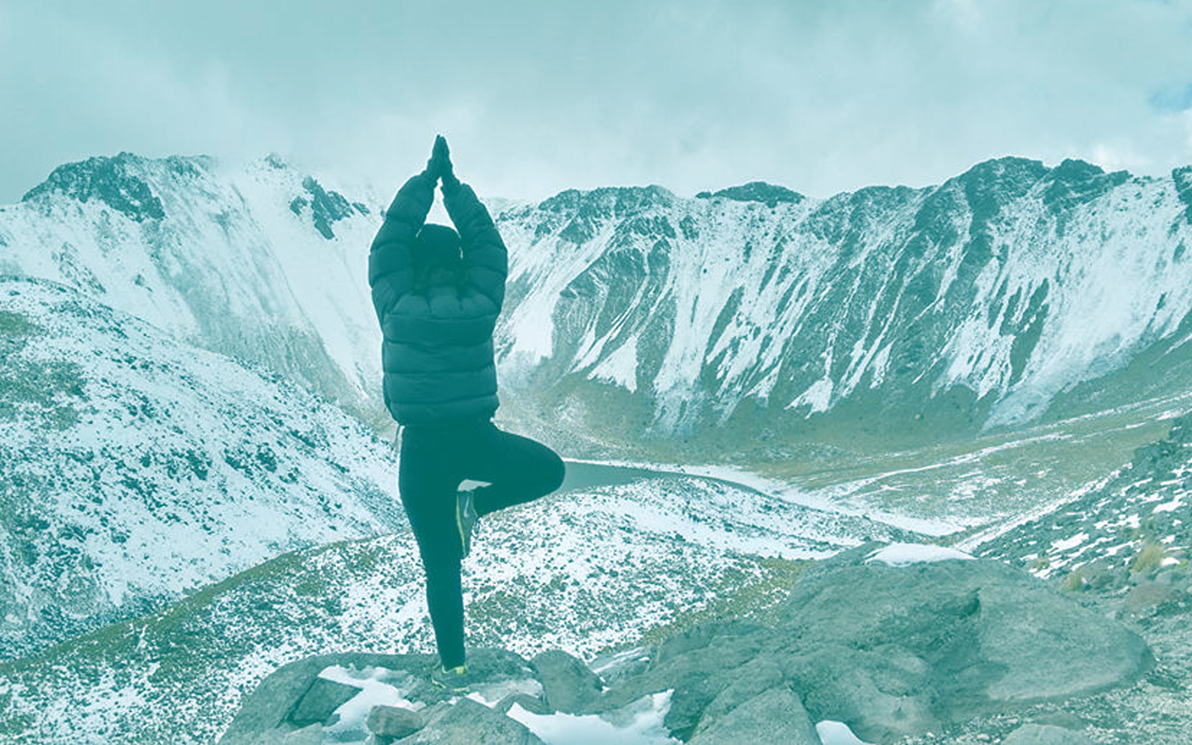 Triana Alonso doing tree pose